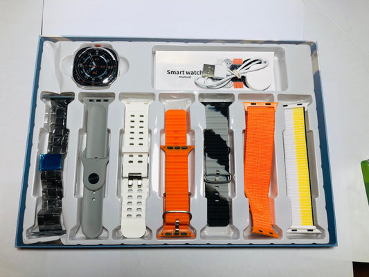 Watch Ultra – 7-in-1 Strap Smartwatch Combo