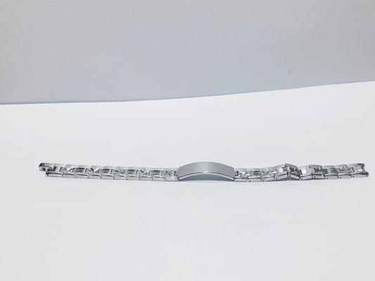 Silver Stainless Steel Men’s Bracelet – Bold Chain Link Design