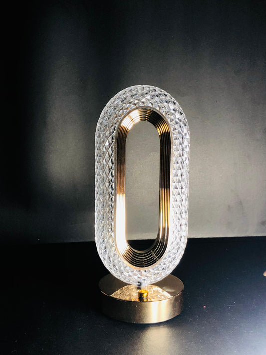Luxury Crystal LED Table Lamp – Modern Elegant Design