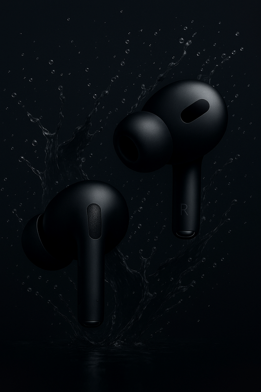 Apple AirPods Pro (2nd Generation) – Matte Black Wireless Earbuds with Active Noise Cancellation