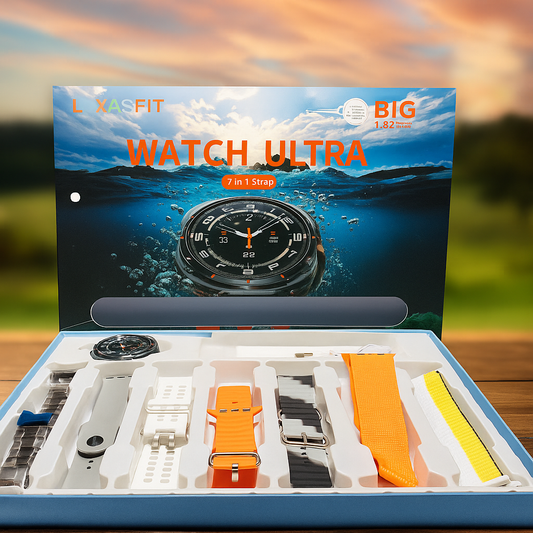 Watch Ultra – 7-in-1 Strap Smartwatch Combo