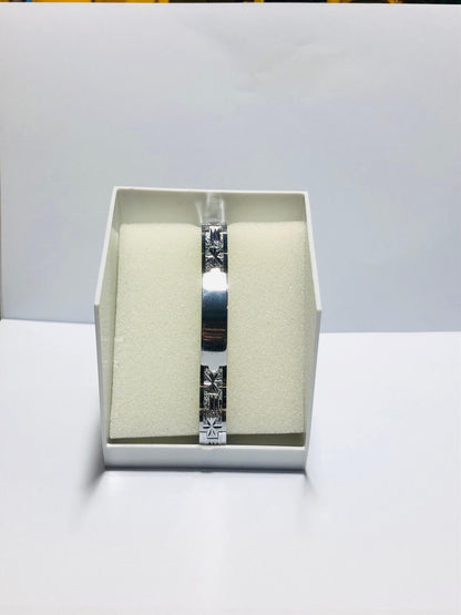Silver Stainless Steel Men’s Bracelet – Bold Chain Link Design