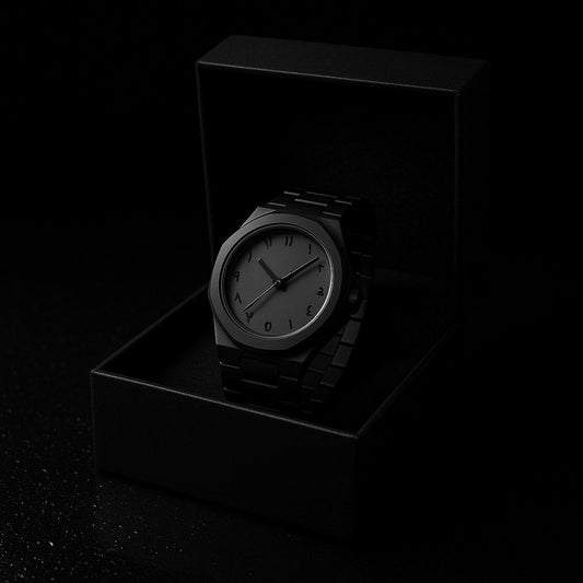 Black Aura Watch  Bold Style, Timeless Elegance
